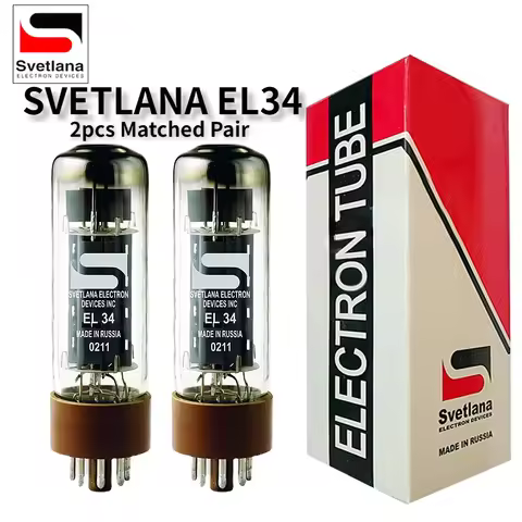 SVETLANA EL34 Vacuum Tube HIFI Audio Valve Replace Kt77 6CA7 6P3P 6L6 EL34B Tube Amplifier Kit DIY G