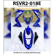 Cover Set Rapido RS150R V2 V3 (13) Pearl Nightfall Blue Radiate Grey Metallic Yellow Vivacity Red RS