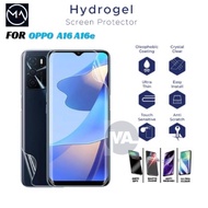 LAYAR Oppo A16 A16e Clear HD Blue Matte Spy Privacy Hydrogel Screen Protector Screen Protector