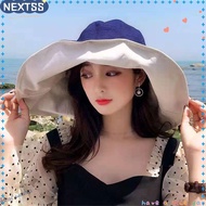 NEXTSS Bucket Hat Men Women Anti-UV Panama Hat Foldable Sun Hat