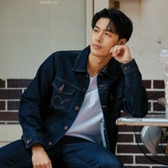 EDWIN 男裝 F03 基本牛仔外套 (原藍色) #牛仔外套