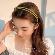 Headband Influencer 2026 New Style Retro French Style Korean Temperament Wide-Brimmed Solid Color Wa
