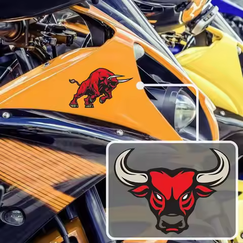 waterproof vinyl decal, suitable for motorcycle side panels, fuel tanks, body Red Bull motorcycle de