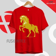 Fusion Tex CNY 2026 Pure cotton soft breathable unisex round neck T-shirt CNY26/02