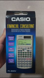 Casio financial consultant FC-200V