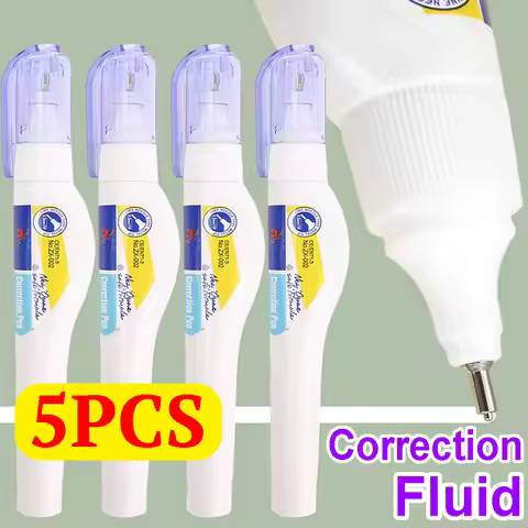 High Quality Quick Drying Error Correction Fluid Pen School Metal Headed Error Correction Fluid Pen 