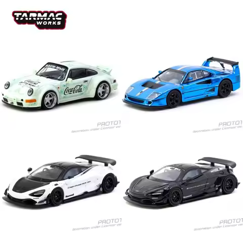 [PreSale] Tarmac Works 1:64 GR YARIS Rally i20 N Lancia Delta RX7 FC3S EVO VI Fuso EVAR RWB964 F40 7