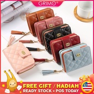 READY STOCK💓GRIMO Short Charene Purse Wallet Women's Bag Handbag Beg Tangan Dompet Pouch Perempuan W
