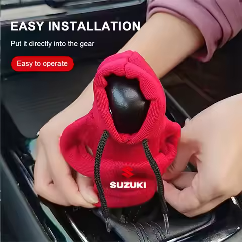 Hoodie Car Gear Shift Knob Cover Handle Gear Sweatshirt Change Lever Cover For Suzuki Swift Sport Vi