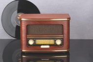 HENAUDIO復古木質復古收音機u盤CD播放機仿古收音機插卡