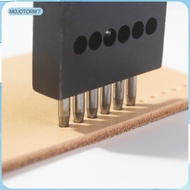 [mojotorw7] Spacing Leather Hole Punches DIY Hand Perforated Round Stitching Punch Tools Hole Cut Le
