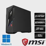 msi微星 Infinite S3 14NUD7-1466TW電競桌機(i7-14700F/32G/2T SSD/RTX4060Ti-8G/W11)