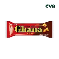 LOTTE GHANA CHOCOLATE BAR PEANUTS 45G