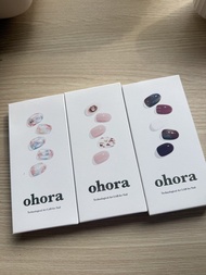 韓國 Ohora 指甲貼 (需要照UV燈) 共3款| 24bie 指甲貼 (不需要照UV燈)