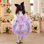 Kuromi dress Lolita dress Four Seasons princess dress children's girl birthday dress tutu dress Kuro