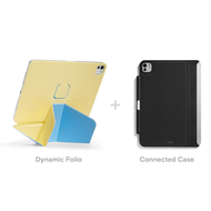【2‑Pack Save 10% vs Separate Purchase】MOFT Dynamic Folio for iPad Air 11 /13 & Pro 11/ 13 + Connect