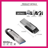 SanDisk Ultra Flair 512GB/256GB/128GB USB 3.0 Flash Drive (Speed Up to 150MB/s)