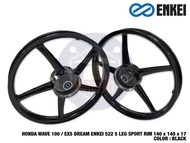 HONDA WAVE 100 WAVE100 EX5 DREAM 110 DREAM110 EX5 ENKEI SPORT RIM SP522 5 BATANG SPORTRIM 5LEG KAKI