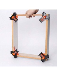 4入組木工直角夾具 - 適用於相框、魚箱等 - 安全精確的轉角接頭工具配件
