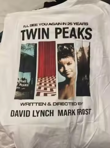 Twin Peaks Shirts Twin Peaks White Classic Style T-shirts for Men and Women S-3XL Men and Women Casu
