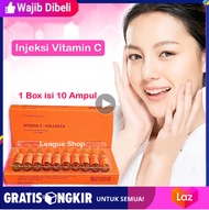 [100% Asli + COD] Rodotex Orange Merah Original Hologram Injeksi Whitening Collagen Vitamin C Kollag