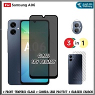 LAYAR Tempered Glass Package Samsung A06 Samsung A05 Tempered Glass Screen Glue Anti Spy PRIVACY