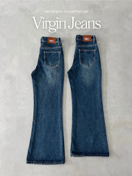 Riley.apparels - Virgin Jeans กางเกงยีนส์ 2 ความยาว แบบ 160-170 cm ทรงกระบอกกลางปลายขาม้า