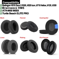 1 Pair Ear Pads for Redragon H510 Zeus X RGB , H520 Icon , H710 Helios , H120 , H350 / Brainwavz HM5