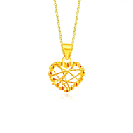 SK Jewellery Love Strung 18K Gold Pendant