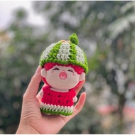 Watermelon outfit for 10cm doll 10cm doll clothes 10cm doll bag
