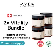 AVEA Vitality Bundle 2x | NMN Supplement + Booster | Swiss Quality | NAD Supplement | Antioxidants