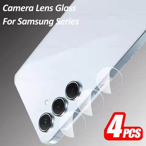 4 Set HD Lens Glass For Samsung A55 A56 A57 5G Camera Protector Galaxy S24 S25 Ultra Plus A16 A26 A3