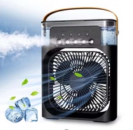 ฟรีค่าจัดส่งพัดลมไอเย็นตั้งโต๊ะแบบพกพา พัดลมไอน้ำ แอร์เคลื่อนที่ พัดลมไอน้ำพกพาPortable Air Conditioner Fan Mini Evaporative Air Cooler