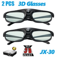 2PCS 3D Glasses Active Shutter 96-144HZ For Benq Acer X118H P1502 X1123H H6517ABD H65108D Optoma Jmgo V8 XGIMI Projector