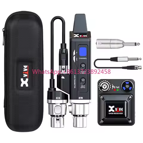 Xvive U45D Wireless Monitor Ear Return System Transceiver Performance Dedicated Transmitter Receiver
