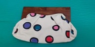 Retro vintage classic canvas print clutch bag Free post