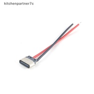 kit7c 5pcs USB Type-C 2P Welding Wire Female Connector Cable For Mobile Phone Charging KNE