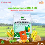 ปุ๋ย 10-0-0+16MgO MgNO3 แมกนีเซียม ไนเตรท แบบเม็ดเล็ก บรรจุ 25 กิโลกรัม