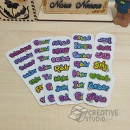 Daily Sticker Sticker Harian Sticker Hari Day Sticker