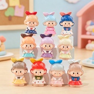 10PCS Glow Girls with Bowknots 3D Resin Charms for DIY