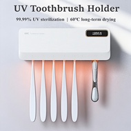 UV Toothbrush Sanitizer Toothbrush Cover Anti-Mold UV Sterilizer Toothbrush Holder Wall Mounted With