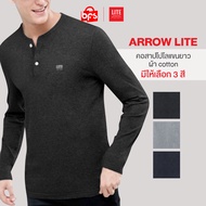 ARROW LITE T-SHIRT เสื้อสาปโปโล แขนยาว ผ้า cotton ไร้ตะเข็บข้าง