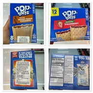 Pop Tarts Frosted Brown Sugar Cinnamon 384 G. ป๊อป ทาร์ต ขนมอบกรอบ สอดไส้ น้ำตาลทรายแดง / Unfrosted