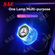 【Ready Stock】7 Colors Mini Car USB Light LED Modeling Light Car Ambient Light USB LED Car Atmosphere