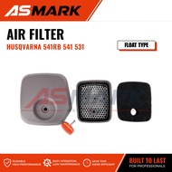 (Float) Mesin Rumput Husqvarna 541RB 541 531 Air Filter Assembly Penapis