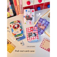 id card holder photocard holder Pemegang kad tarik-menarik comel mudah alih, pemegang kad pelbagai k