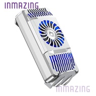Inmazing Portable Mobile Phone Cooling Fan Radiator Gaming PUBG Game Heat Wind Cooler USB Kipas Fon
