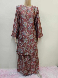 Baju Kurung Pahang Batik Puspa (KPB23111) Javanese Silk BBSjb