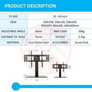 Universal 26 - 45 / 37 - 55 / 32-  65 / 52 - 71 Inch Heavy Duty LED LCD FLAT SCREEN TV Table Stand B