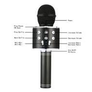 Wireless Bluetooth Karaoke Microphone Speaker Handheld Mic USB Player KTV WS858